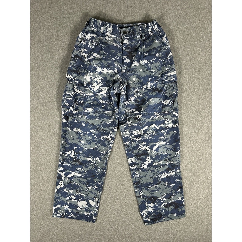 US Navy NWU Type I Working Uniform Trousers Blue Digital Camo 30x27